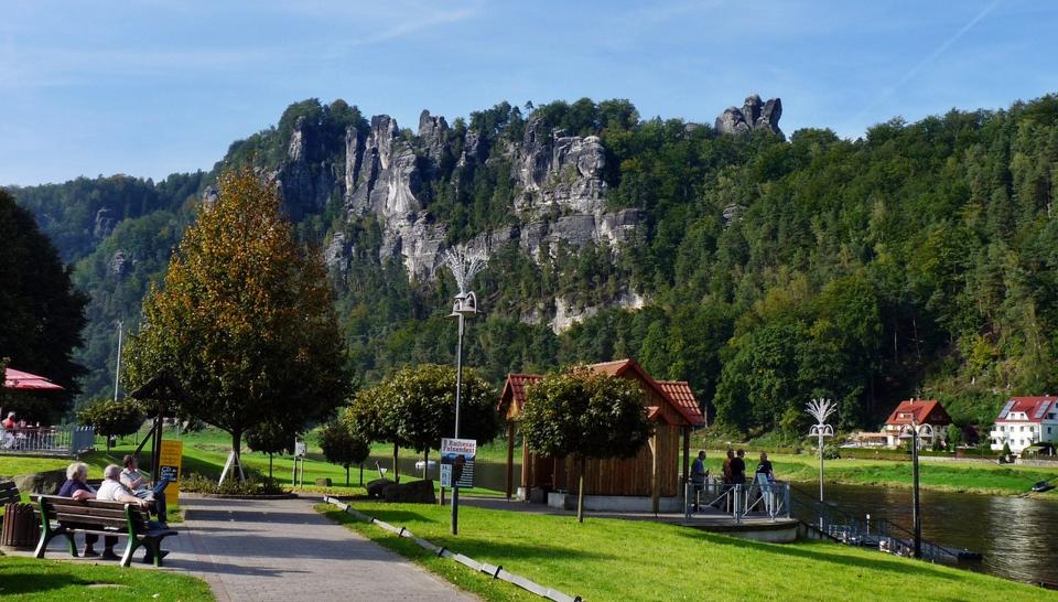 Basteibrücke mit Felsenburg Neurathen